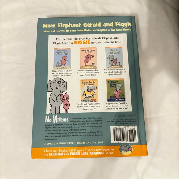 New 2017 5 Books in 1 Elephant & Piggie Biggie! Give Me Five by Mo Willems - Picture 5 of 7